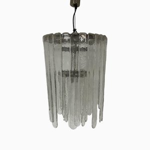 Wasserfall Kronleuchter aus Muranoglas, 1960er