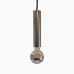 Tube Pendant Lights in Polished Stainless Steel from Still, 1970s, Set of 2