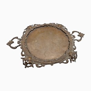 Bronze Tray by M. Jarra, Late 19th Century