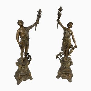 Liberty Statues, 1920s, Set of 2