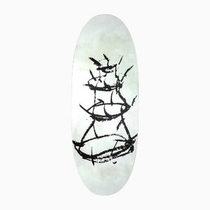 Pannello a specchio Scolabottiglie di Dino Gavina, anni '80