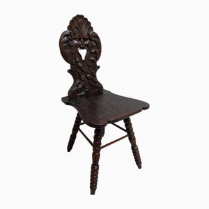 Antique Carved Hallway Chair