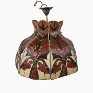 Lampe à Suspension Vintage dans le style de Tiffany