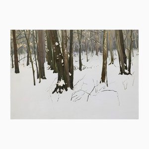 Agnieszka Staak-Janczarska, In the Snow, Oil on Canvas, 2017