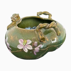Art Nouveau Ceramic Bowl by Clément Massier