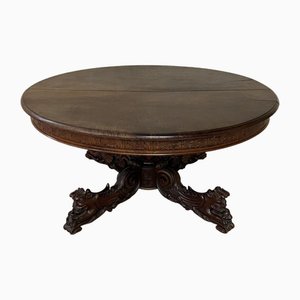 Renaissance Extending Pedestal Table in Walnut