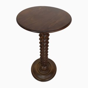 Mesa pedestal brutalista atribuida a Charles Dudouyt, años 40