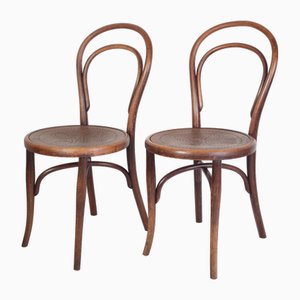 Dining Chairs Thonet No. 14 Gt by Michael Thonet for Gebrüder Thonet Vienna Gmbh, 1890s, Set of 2