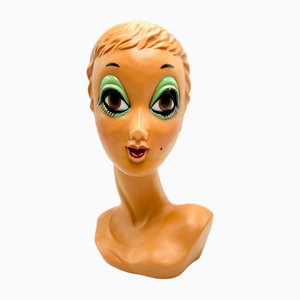 Cabeza Twiggy Manekin de Huard, 1971