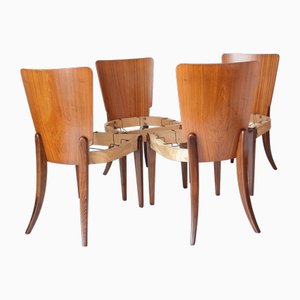 Dining Chairs by Jindrich Halabala for Up Zavody, 1950s, Set of 4