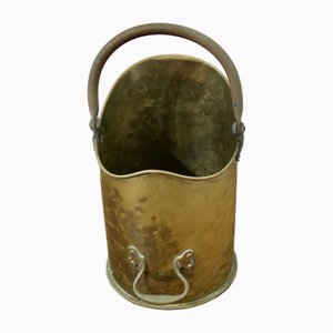 Arts and Crafts Brass Coal Bucket