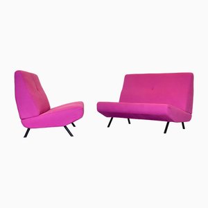 Set of Triennale Model Sofas by Marco Zanuso for Arflex, 1950s