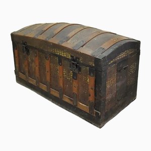 Spanish Wooden and Iron Trunk
