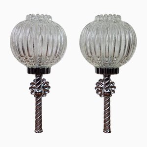 Mid-Century Wall Lamps from Keuco, Germany, 1970s, Set of 2