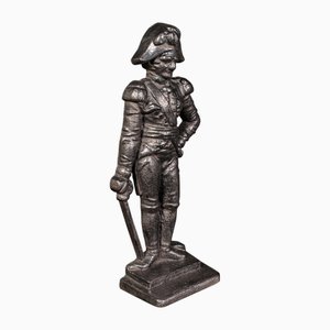 Regency Englischer figuraler Türstopper aus Gusseisen Lord Nelson