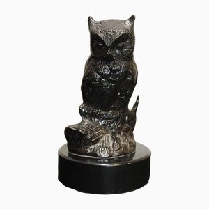 Antique Bronze Sculpture of a Owl