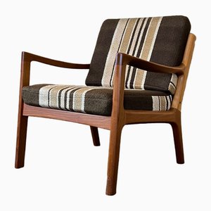 Poltrona de teca de Ole Wanscher Cado France & Son & Daverkosen, Dinamarca, años 60