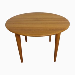 Mesa de centro danesa de roble de A / S Mikael Laursen, años 60