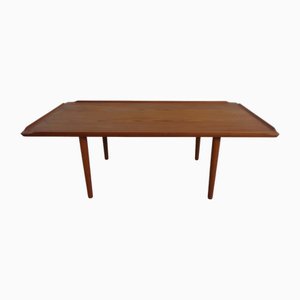 Large Danish Teak Coffee Table, 1960s