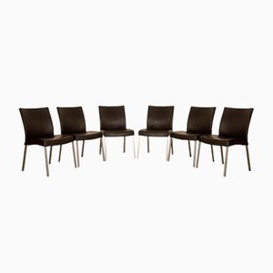 Leather Chairs from Wittmann, Set of 6