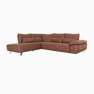 MR680 Leather Corner Sofa