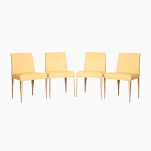 Leather Chairs from B&B Italia, Set of 4