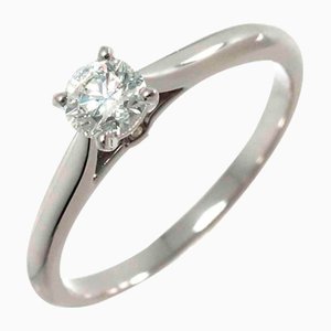 Solitaire Diamond & Platinum Ring from Cartier