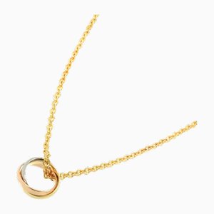 Three Gold 3-Row Trinity Necklace from Cartier