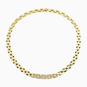 Maillon Panthere Diamant & Gelbgold Halskette von Cartier