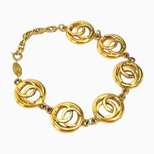 Coco Mark Gold Armband aus Metall von Chanel