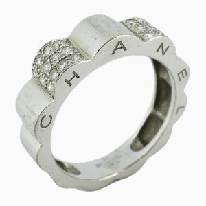 Camellia Profield Diamant & Weißgold Ring von Chanel