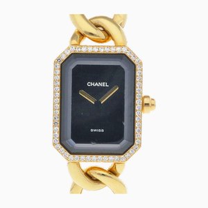 Premiere Quartz Diamond Bezel Chain Bracelet from Chanel