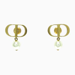Petit CD Faux Pearl Earrings from Dior, Set of 2