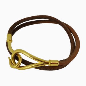 Bracelet in Plated Leather from Hermes