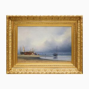 A.N. Mordvinov, Seascape, 1849, Painting, Framed