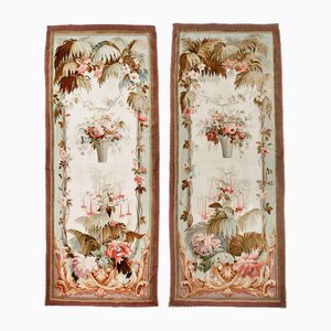 Antique Aubusson Style Tapestries, Set of 2