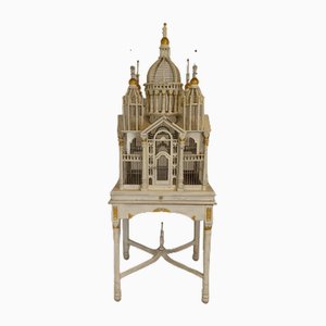 Viktorianischer Französischer Mid-Century Vogelkäfig