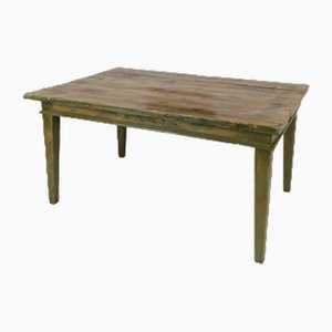Swedish Dining Table with Floral Design