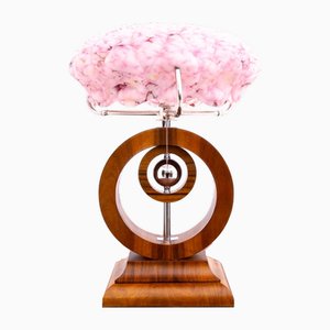 Lámpara de mesa Art Déco, Polonia, años 50