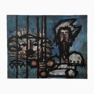Roberto Colella, Don Quichotte, 1941, Huile sur Toile
