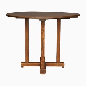 Art Deco Konsolentisch aus Eiche von Frits Spanjaard für Lov, 1920er