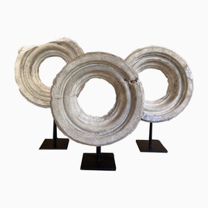 Architectural Plaster Rings, Set of 3