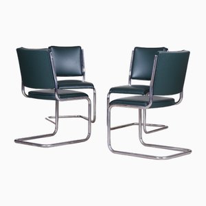 Vintage Bauhaus Chairs by R. Slezák, 1930s, Set of 4