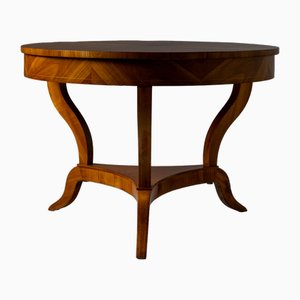 Antique Biedermeier Salon Table, 1820