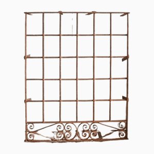 Antique Spanish Cast Iron Window Fence