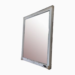 Vintage Spiegel mit weißem Rahmen