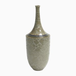 Grey Ceramic Bottle Vase from Horst Göbbels, 1990s