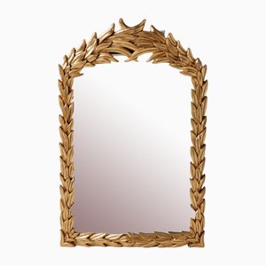 Vergoldeter Spiegel aus geschnitztem Holz