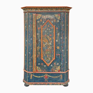 Blue Floral Painted Cabinet, 1833