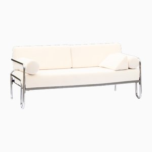 Bauhaus Sofa aus Stahlrohr von Robert Slezak, 1930er